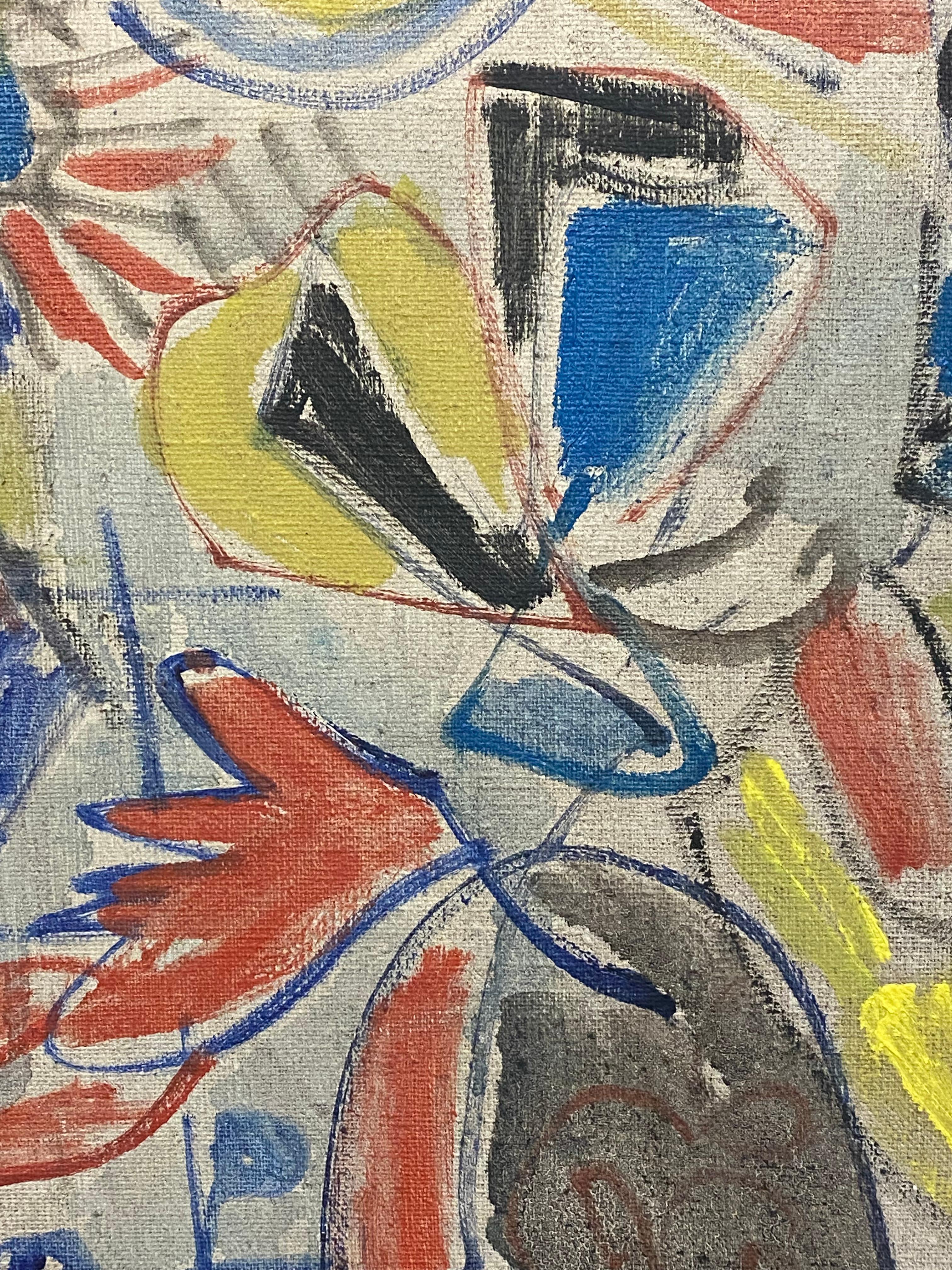 Sara Skolnik: „Flight of Fancy“, abstraktes expressionistisches Gemälde, 1960er Jahre im Angebot 8
