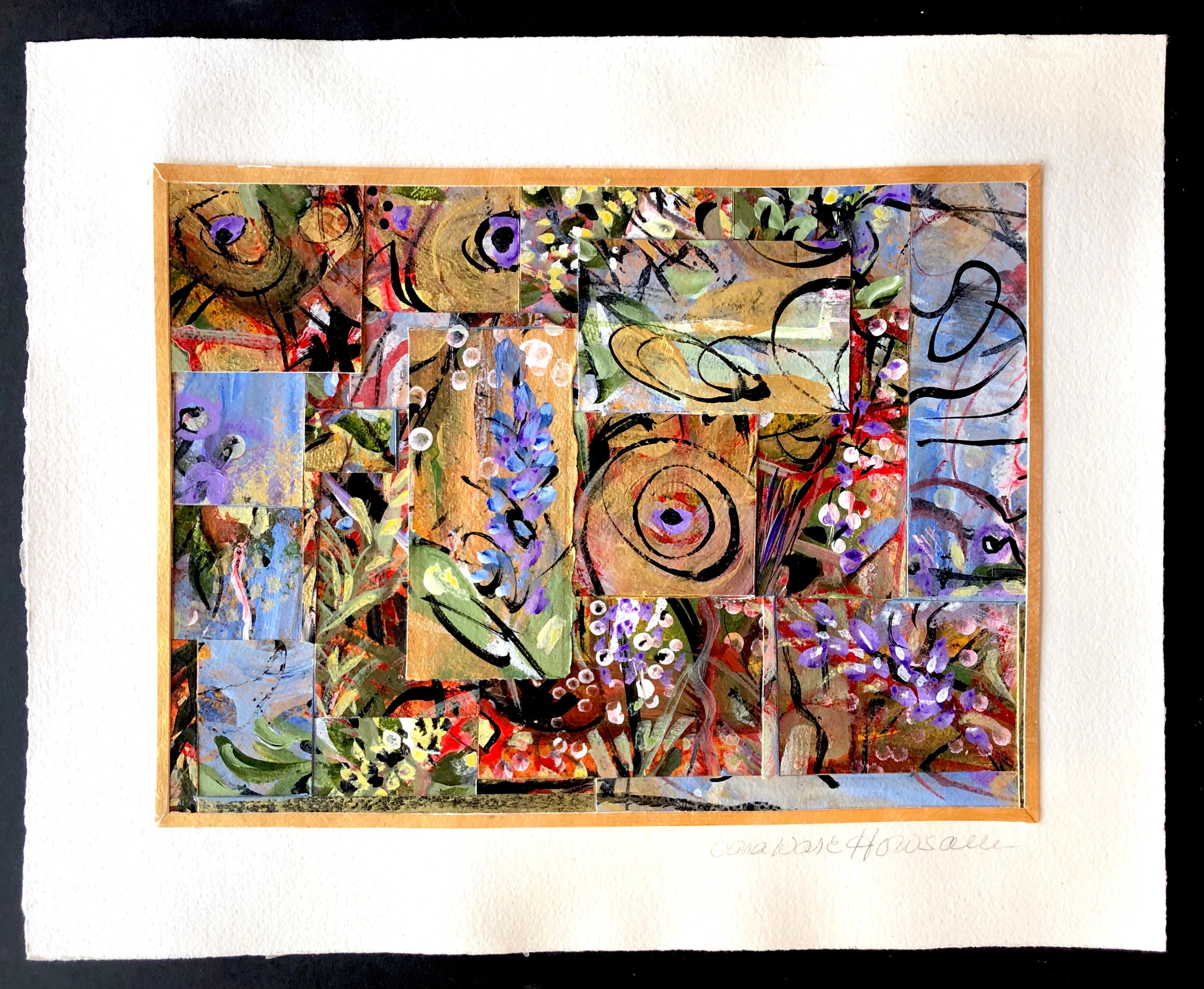 Breezy Garden - Mixed Media Art by Sara Ware Howsam