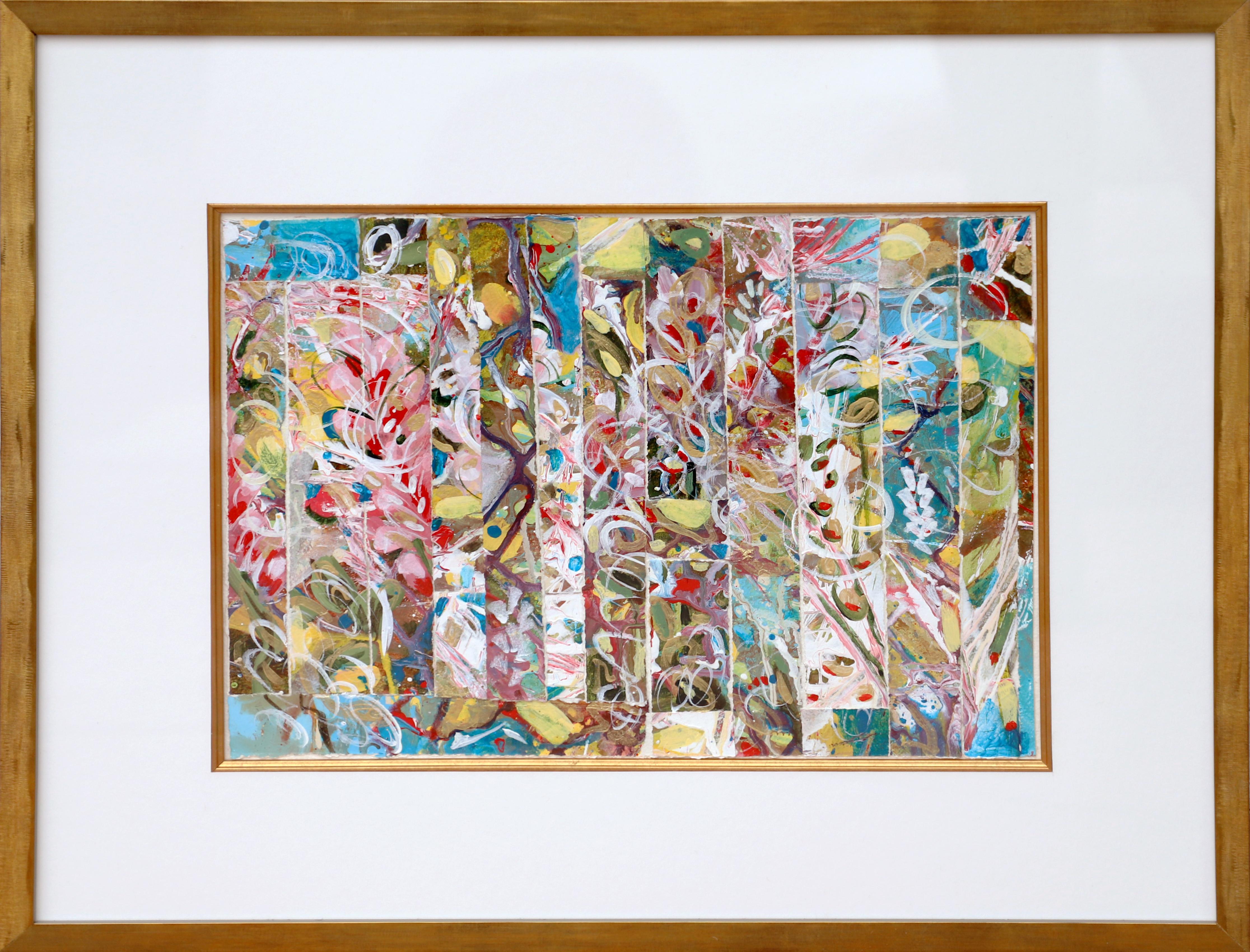 Lemons & Lupine - Mixed Media Art by Sara Ware Howsam