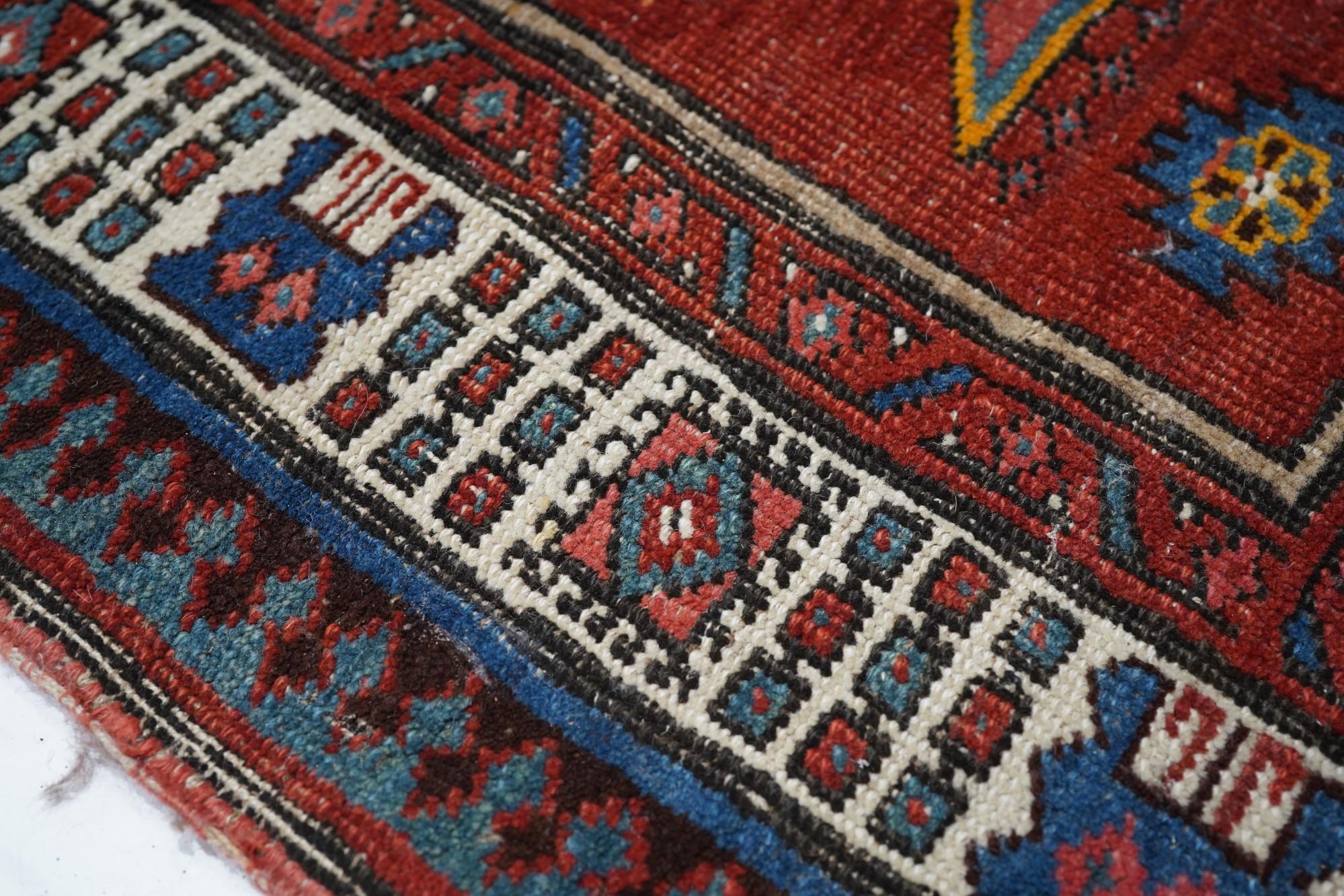 Late 19th Century Antique Sarab Runner 3'2'' x 10'8'' For Sale