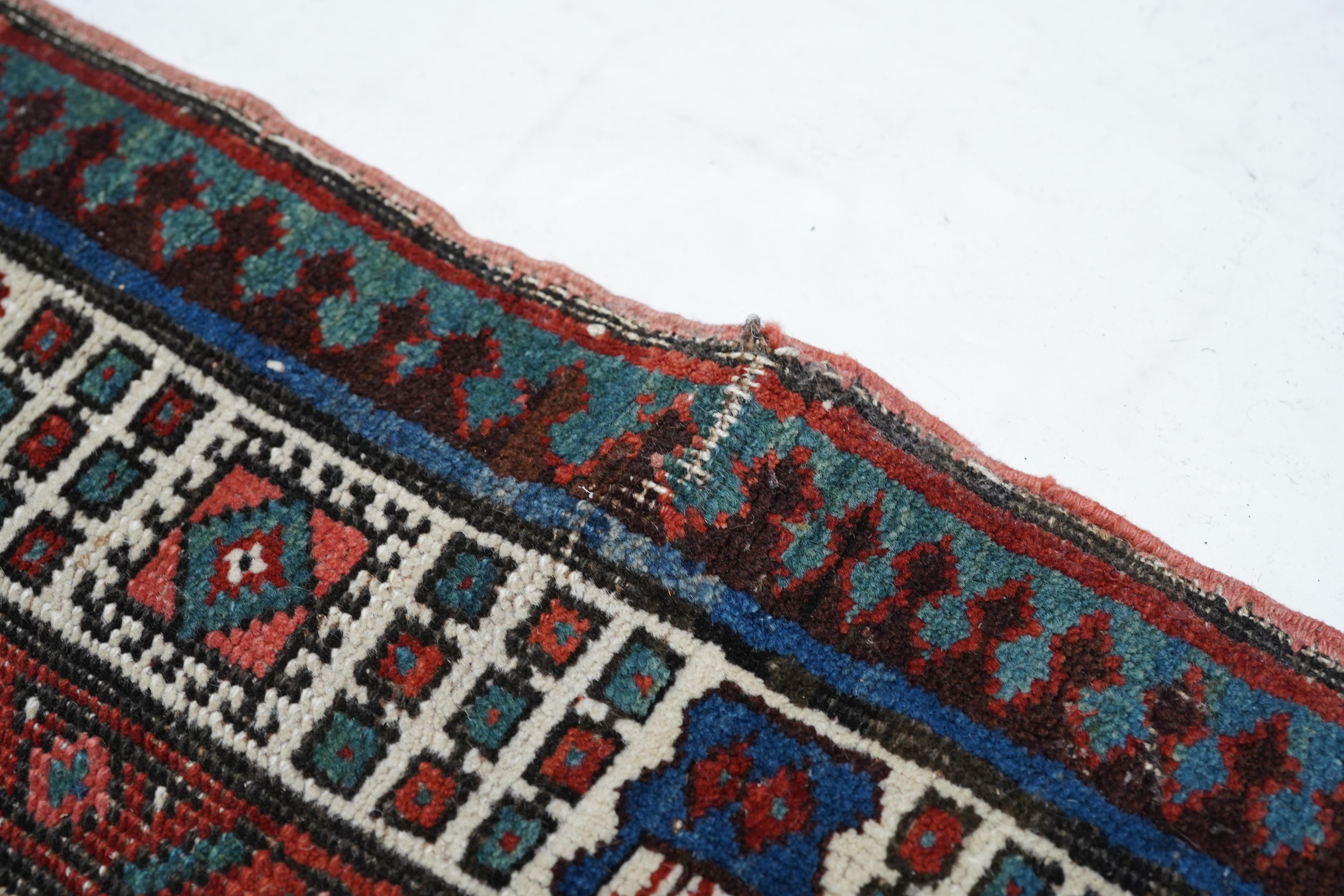 Wool Antique Sarab Runner 3'2'' x 10'8'' For Sale
