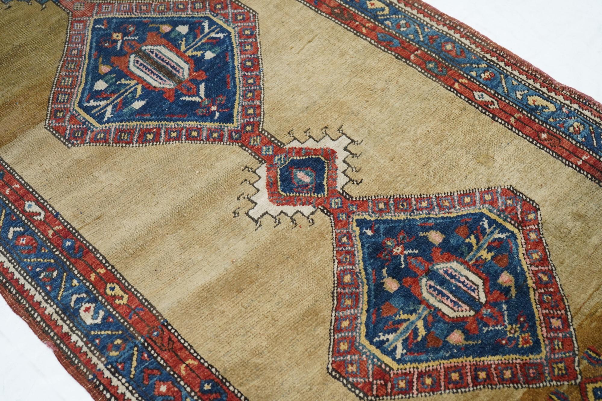 Other Antique Sarab Runner 3'6'' x 11'4'' For Sale
