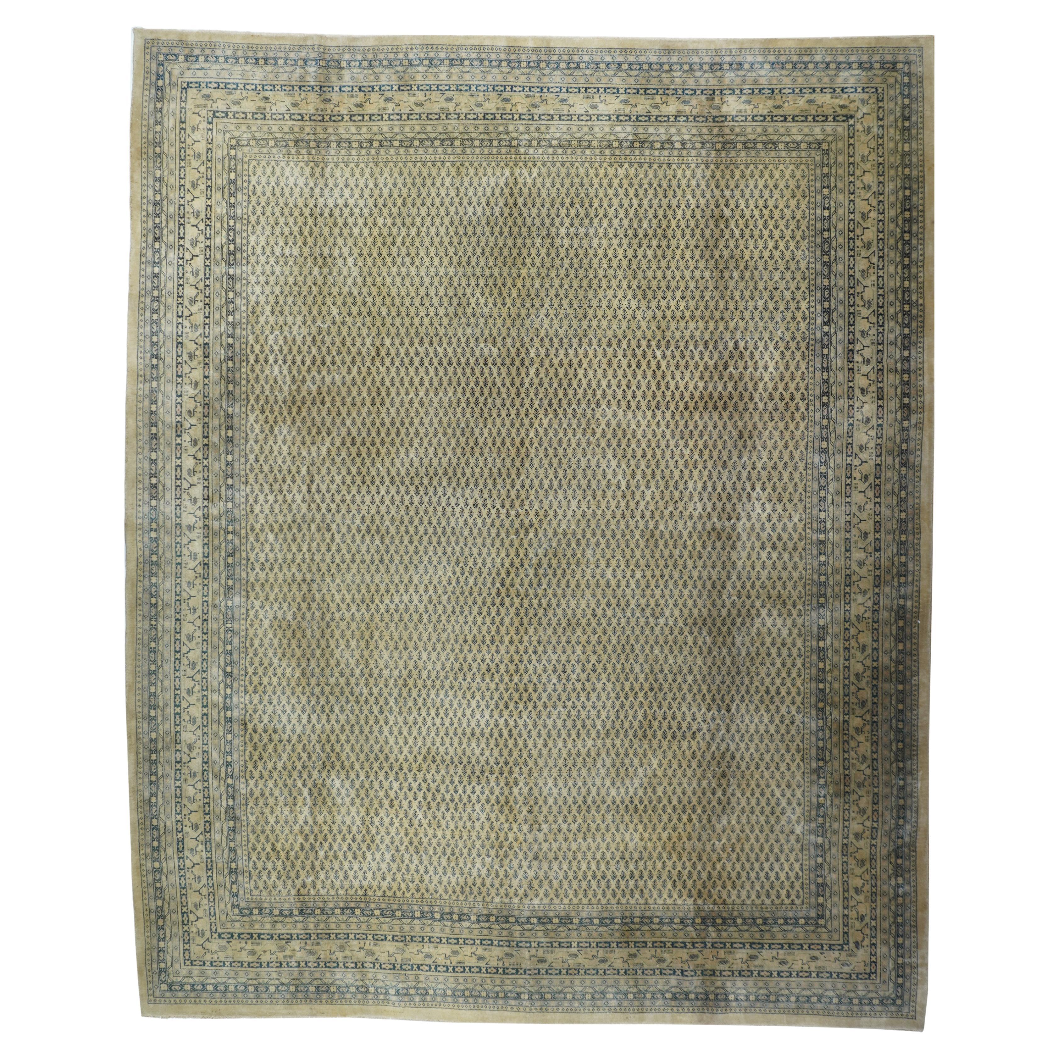 Vintage Saraband Rug 9'11'' x 12'2'' For Sale