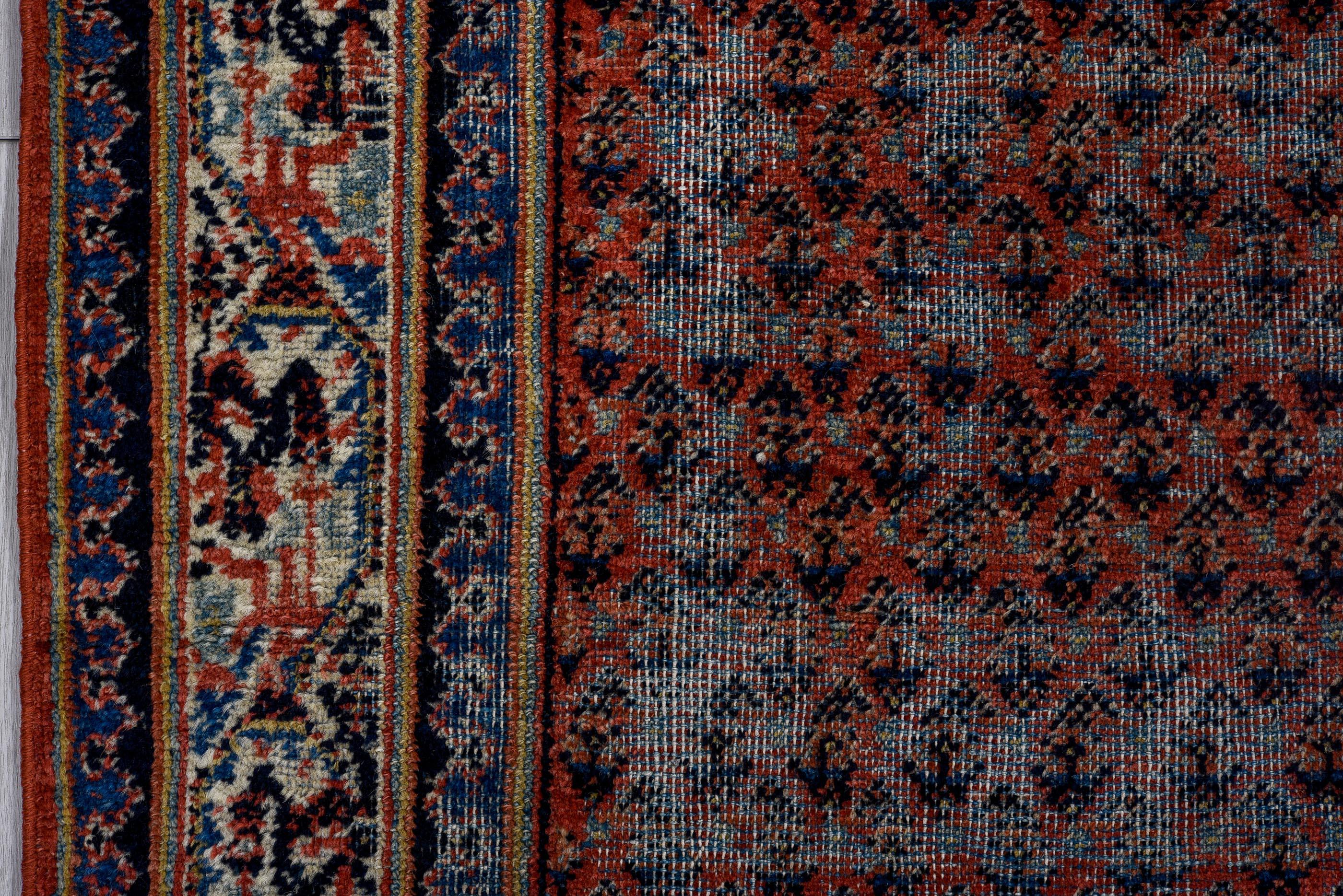20th Century Saraband Rug Mir Field and Corner Motif For Sale