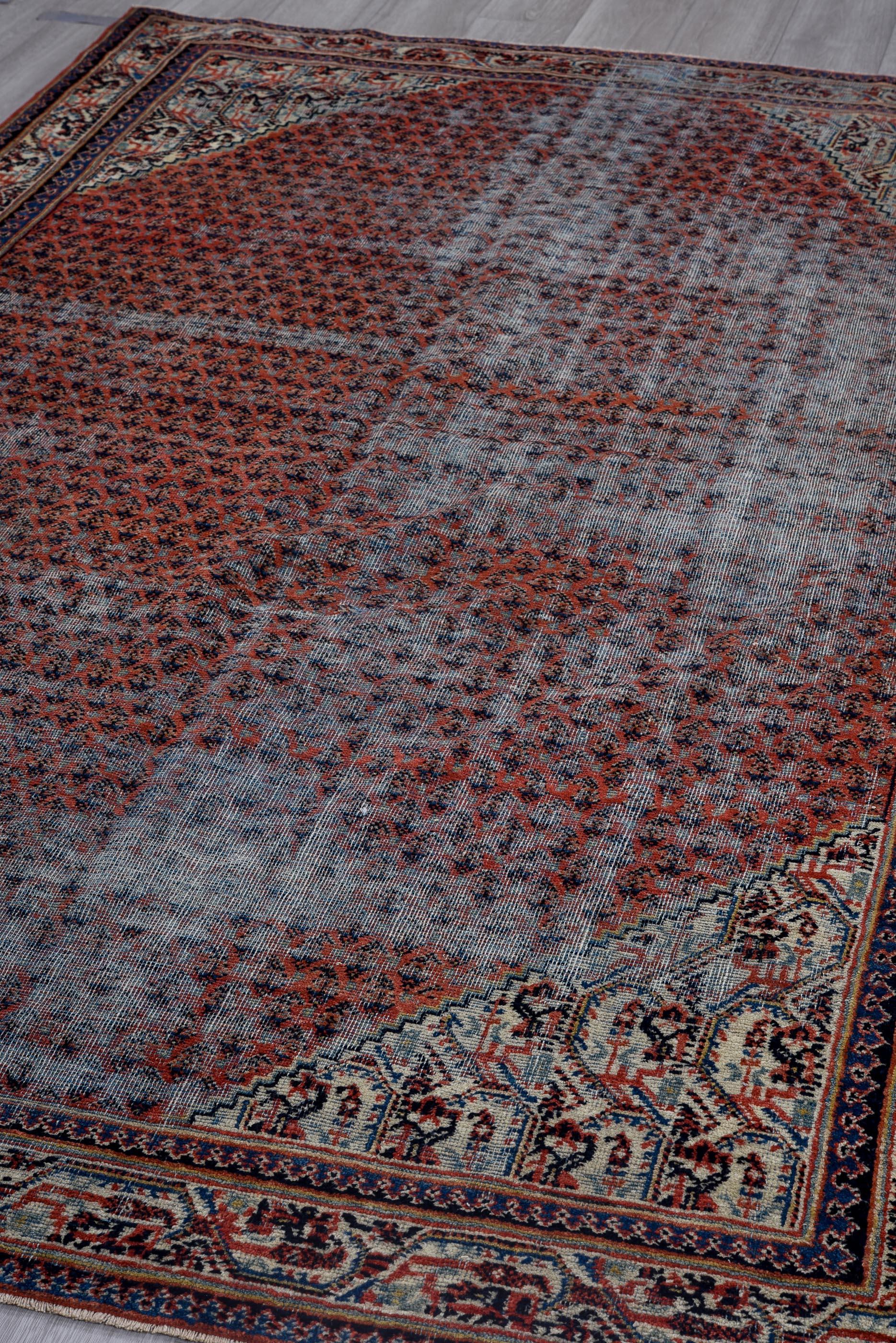 Saraband Rug Mir Field and Corner Motif For Sale 1
