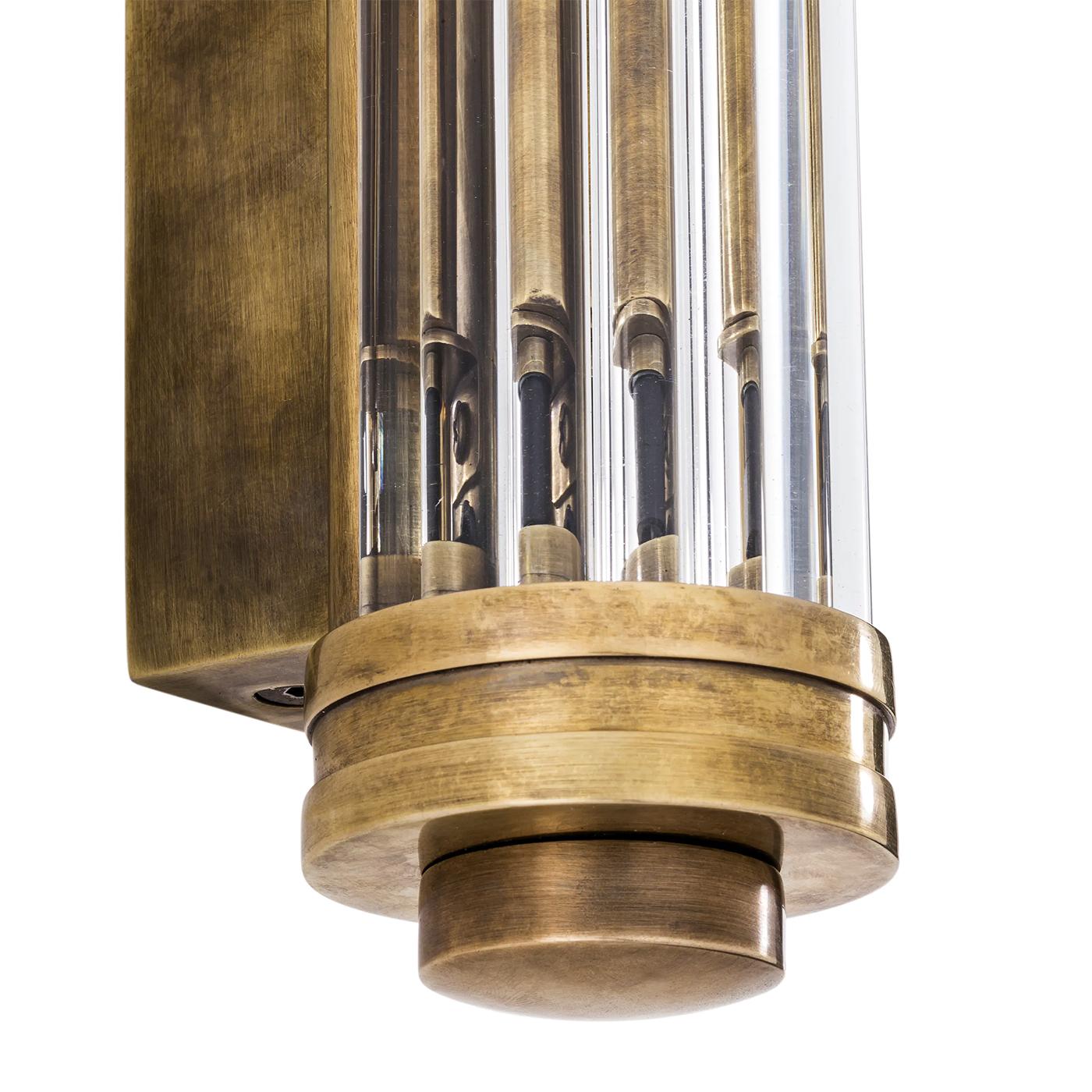 Ottone Lampada da parete media in ottone Saragosa in vendita