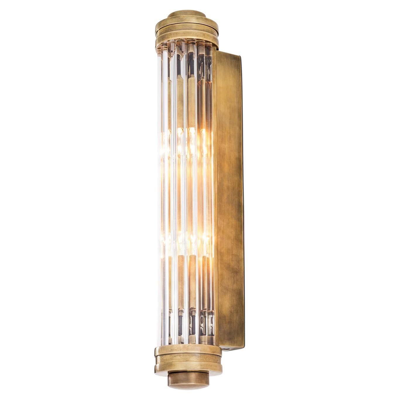 Saragosa Brass Medium Wall Lamp