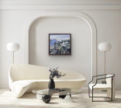 Bank, Poultry Acrylic Painting by Sarah Adams, London Art, Contemporary Painting