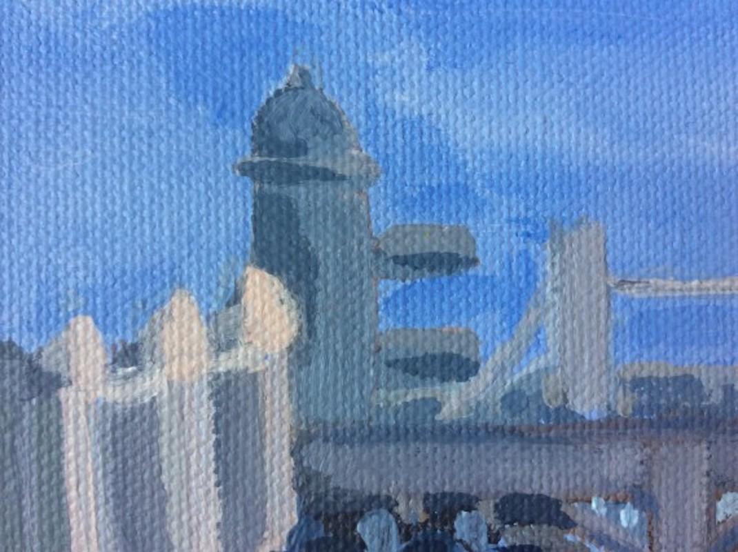 arah Adams
London Bridge
Original Acrylic Painting
Acrylic Paint on Canvas
Size: 10 cm x 15 cm x 2 cm
Sold Unframed

London Bridge is an original painting by Sarah Adams. It is part of her Dinky London miniature collection. and depicts the view of