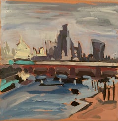 Lucent London 1, Original painting, London, Cityscape, Contemporary 