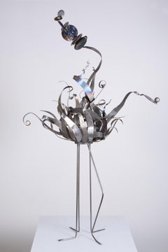 "Ringmaster", Contemporary, Gehämmerter Stahl, Skurril, Skulptur, 2019