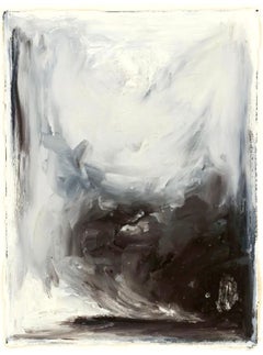 Paysage abstrait contemporain Peinture monotype Sarah Amos