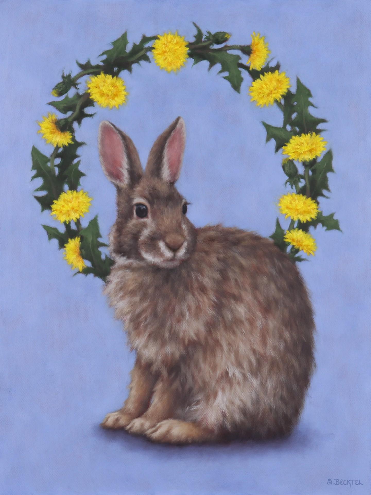 Sarah Becktel Animal Painting - A Humble Current