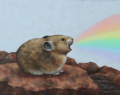 Peinture à l'huile « Magic Pika I »