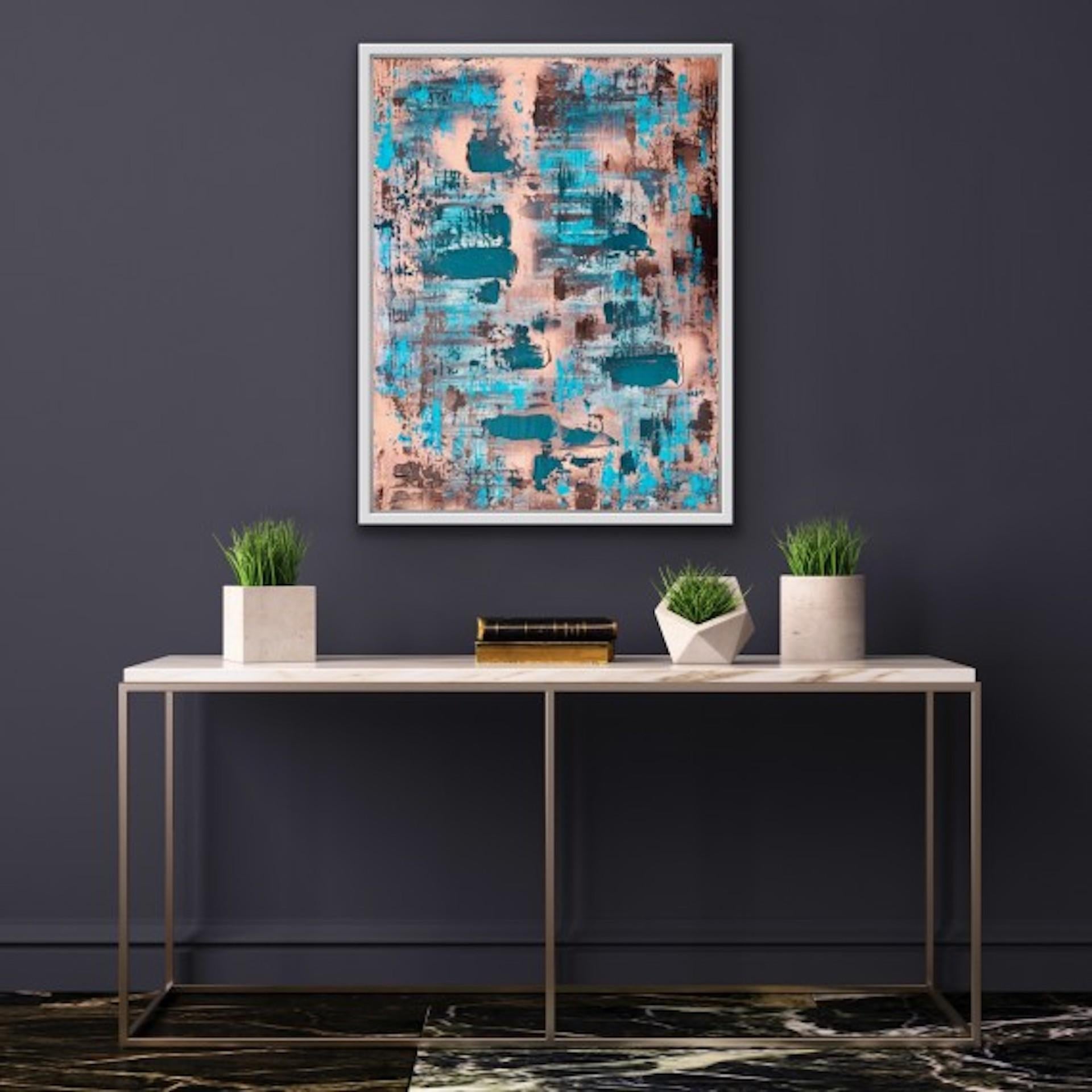 Sarah Berger, El velo, Arte abstracto original, Arte original asequible en venta 5