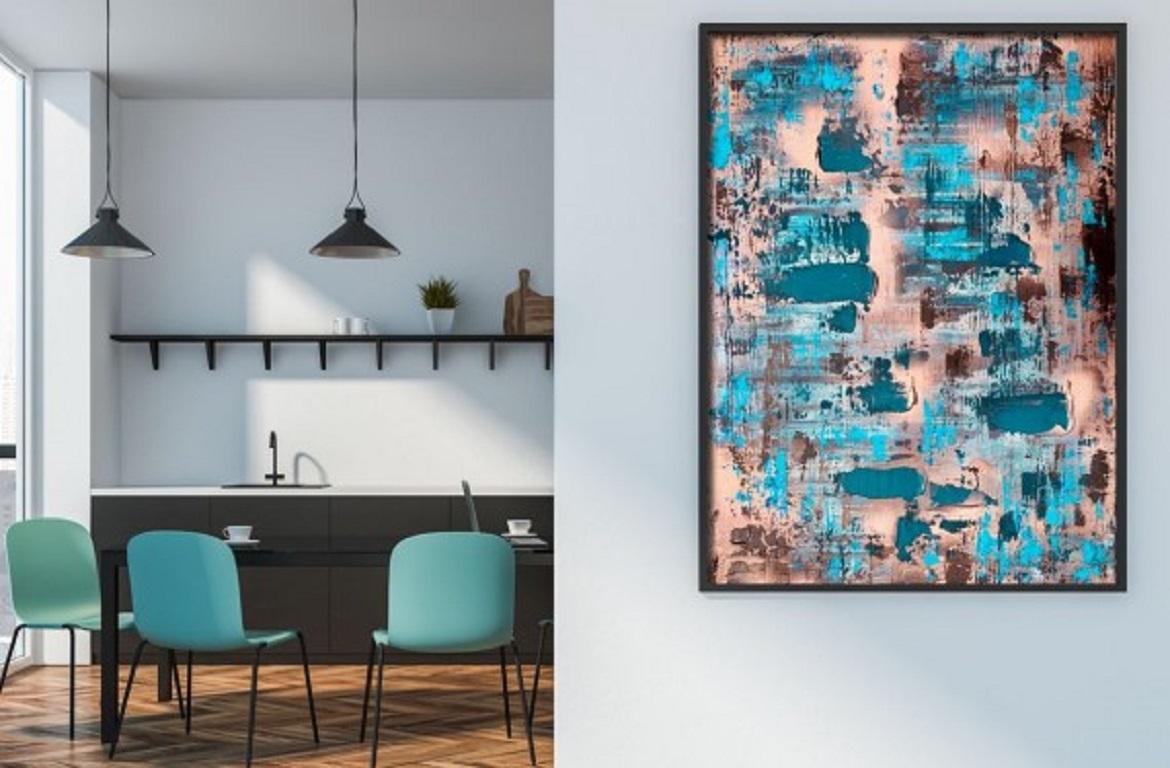 Sarah Berger, El velo, Arte abstracto original, Arte original asequible en venta 4
