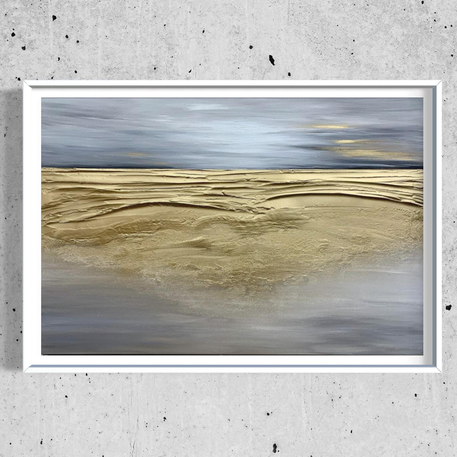 Sarah Berger Abstract Painting - Brighter Days Are on the Way II