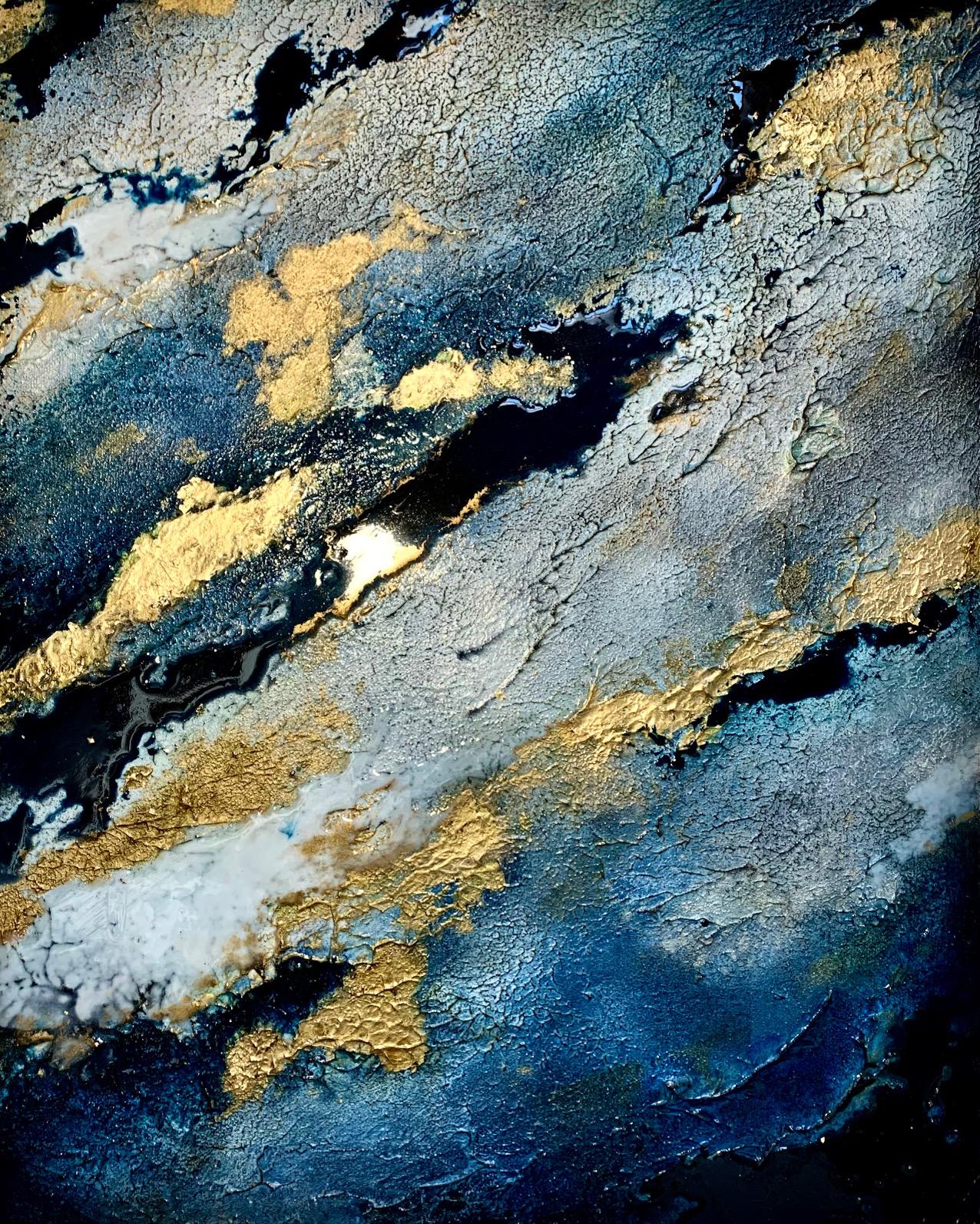 Landscape Painting di Sarah Berger - Zaffiro di Mezzanotte - Part. 4