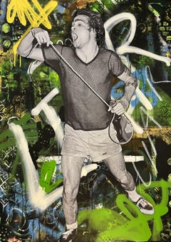 Henry Rollins, techniques mixtes sur verre