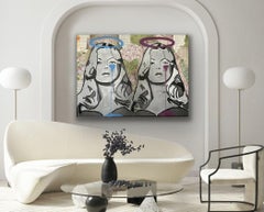 Two Kates, tecnica mista su tela