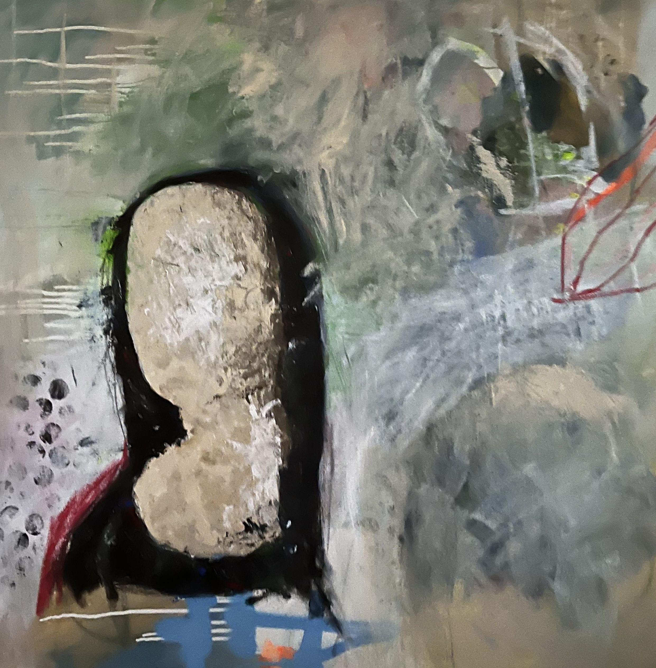 La Gioconda, Pintura, Acrílico sobre lienzo - Painting de Sarah Boisvert