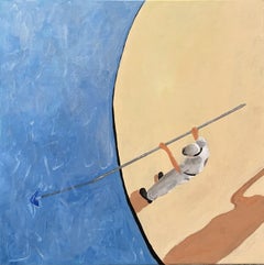 The Pool Cleaner, Painting, Acrylic on Canvas