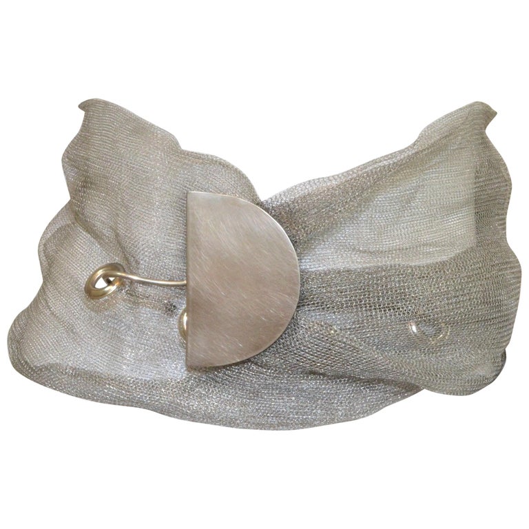 Sarah Cavender Mesh Metal Belt For Sale at 1stDibs cavender belts