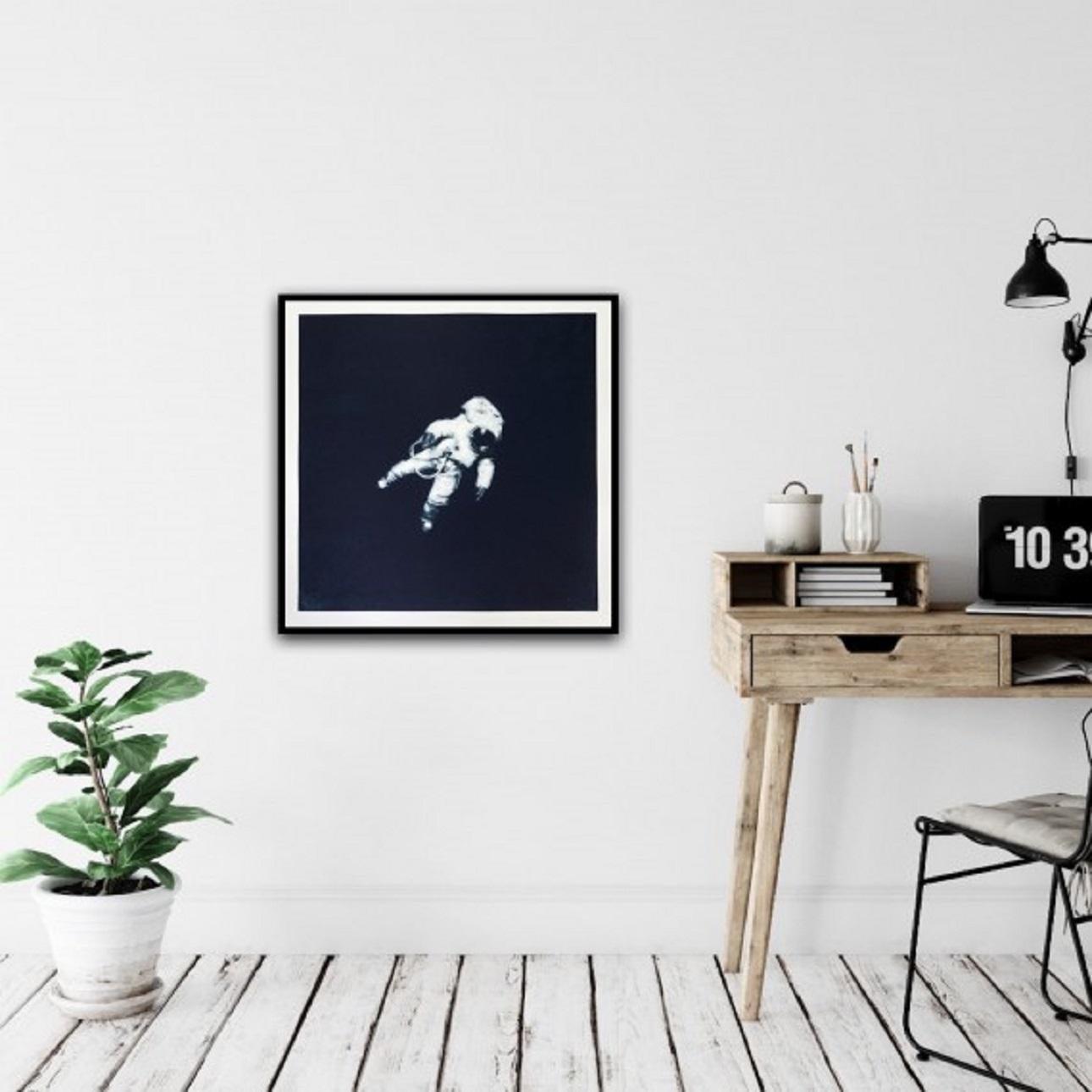 Space Walk, Limited edition still-life etching, Black and white print - Print by Sarah Duncan