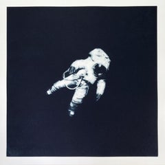 Space Walk, Limited edition still-life etching, Black and white print