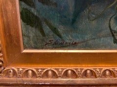 Oil Flower Still Life of Morning Glories