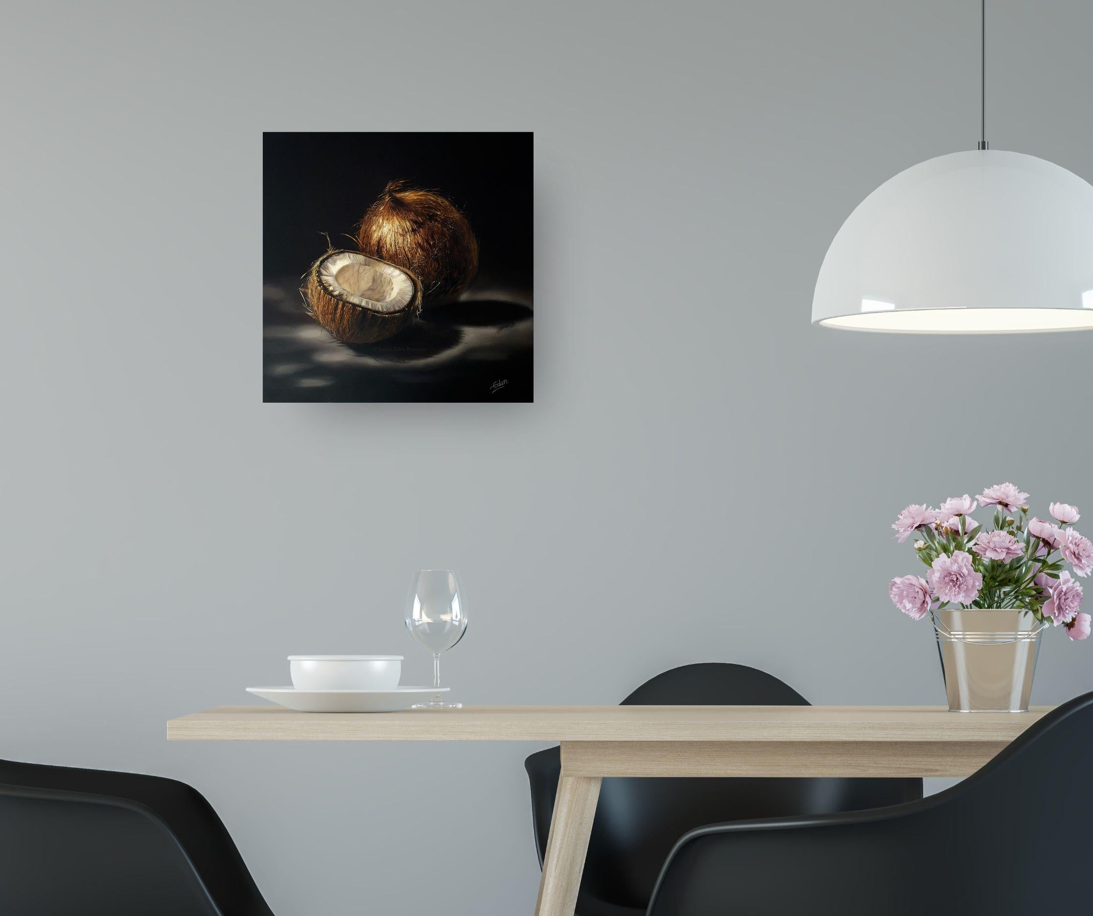 Bountiful - Original Realismus zeitgenössische Obst Gemälde zu verkaufen – Painting von Sarah Eden