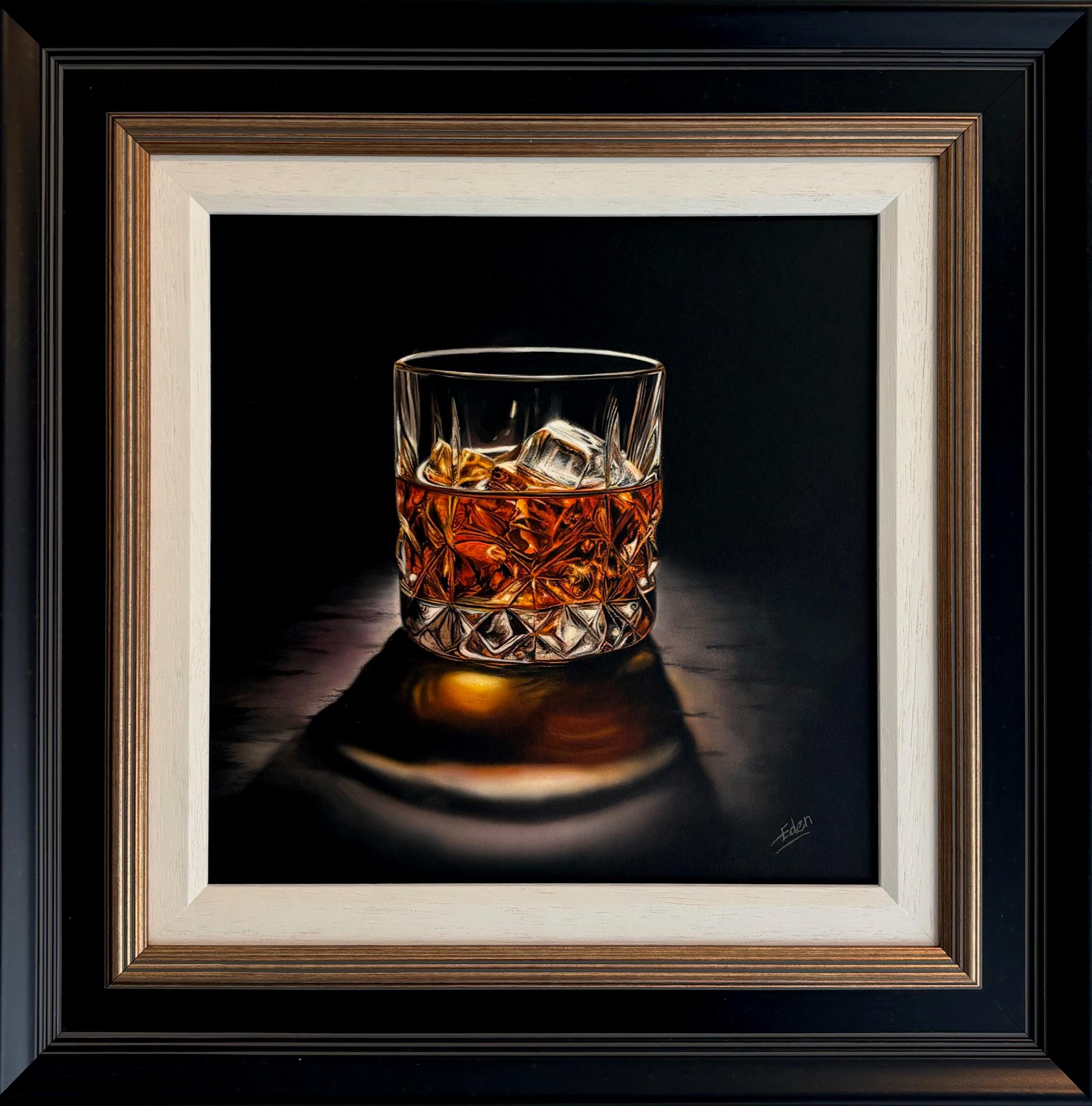 On The Rocks - Original Ölgemälde - zeitgenössisch  stillleben kunstwerk – Painting von Sarah Eden