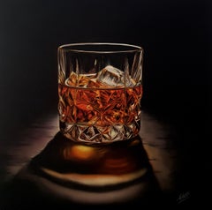 On The Rocks - Original Ölgemälde - zeitgenössisch  stillleben kunstwerk