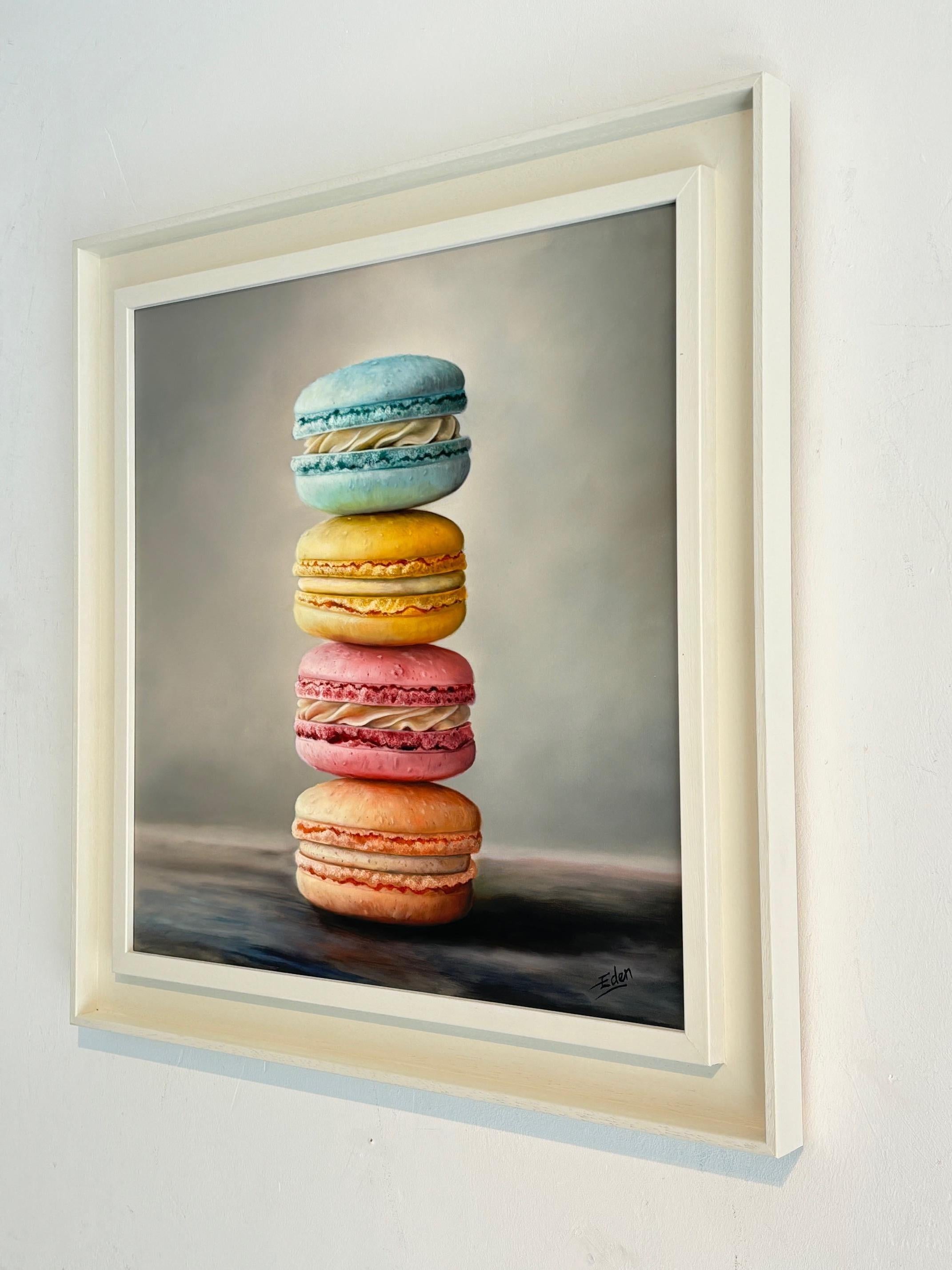 This exceptional artwork is currently on display and available for sale at Signet Contemporary Art Gallery and online.

Delicate, airy, and bursting with soft pastel hues, Sweet Stack is a vibrant tribute to the simple joy of confections. A