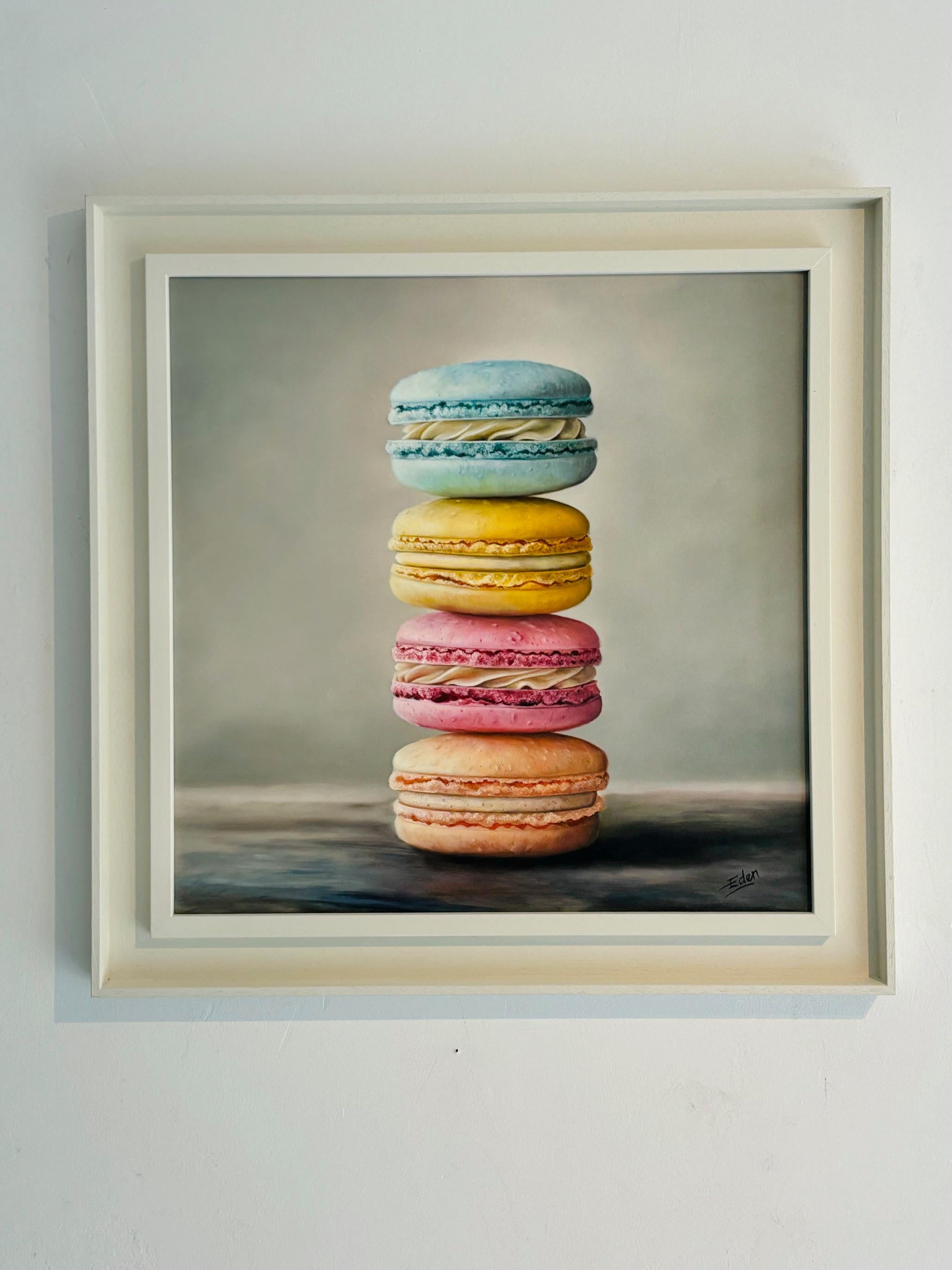 Sweet Stack - original realism oil painting - contemporary still life artwork 1