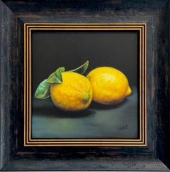 Zest for Life - pittura a olio originale - contemporanea  opere d'arte di natura morta e realistica
