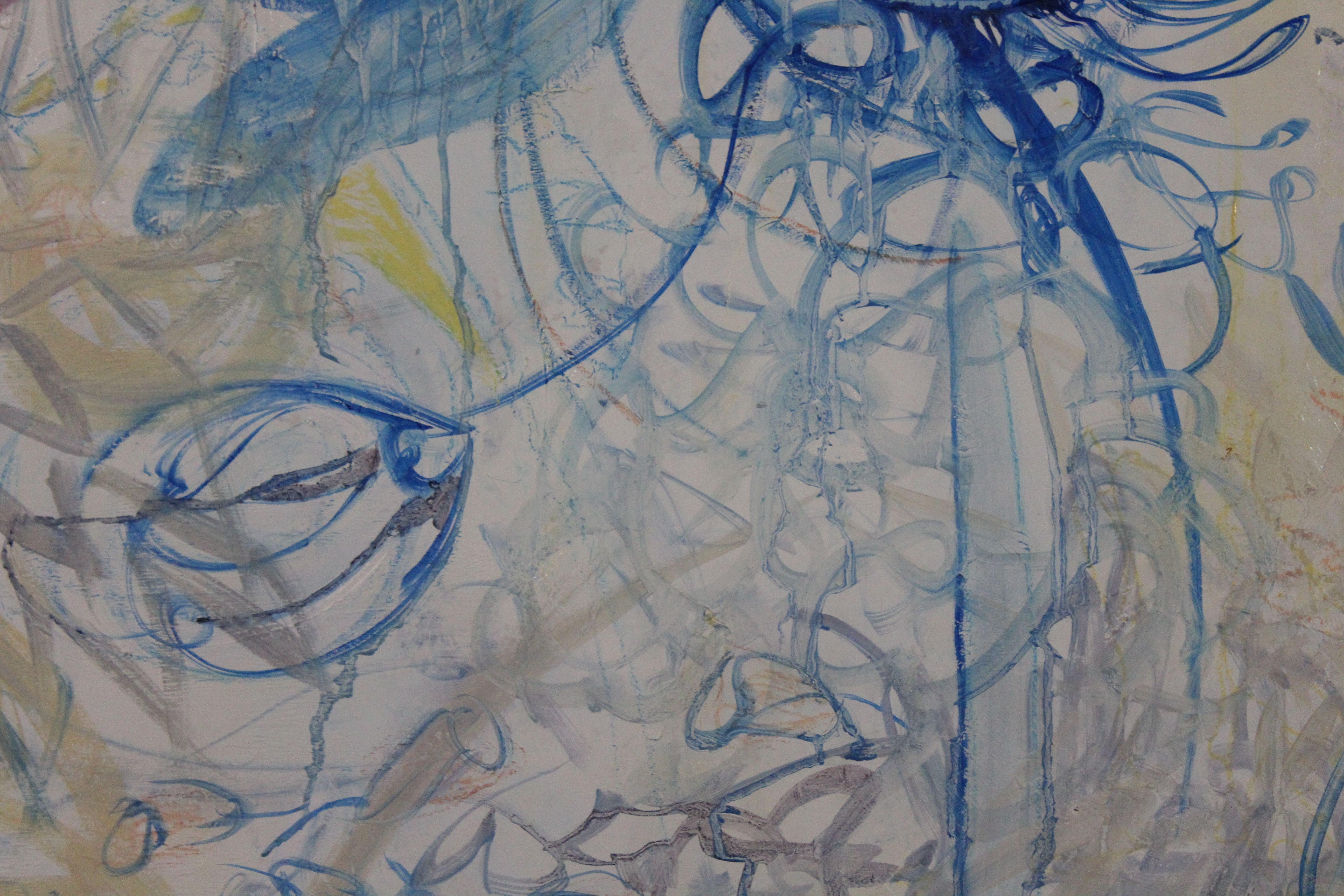 Stillleben, Gemälde, Öl auf Leinwand (Abstrakt), Painting, von Sarah Ernst