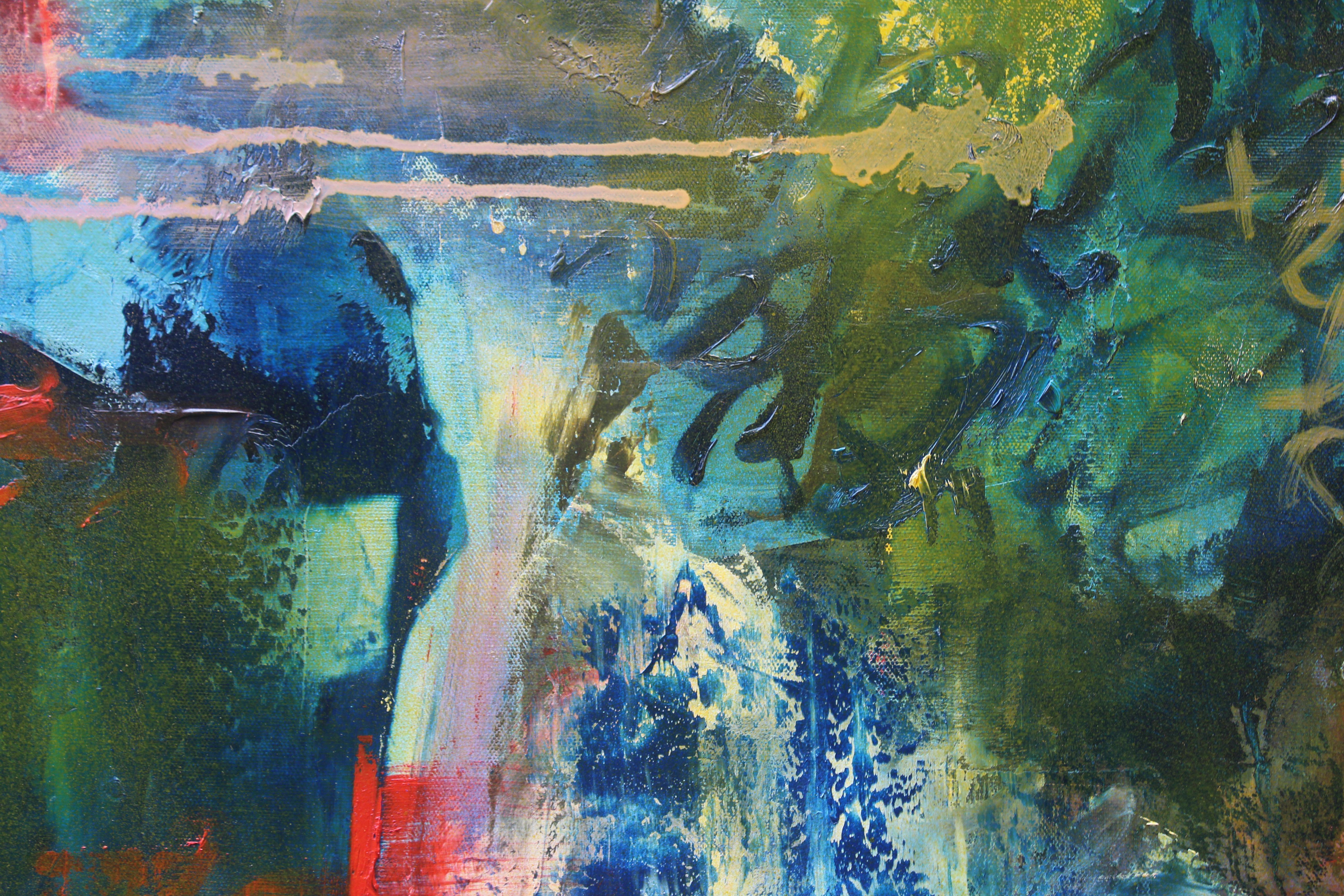 La parte che ricorderai, Pittura, Olio su tela - Painting Astratto di Sarah Ernst
