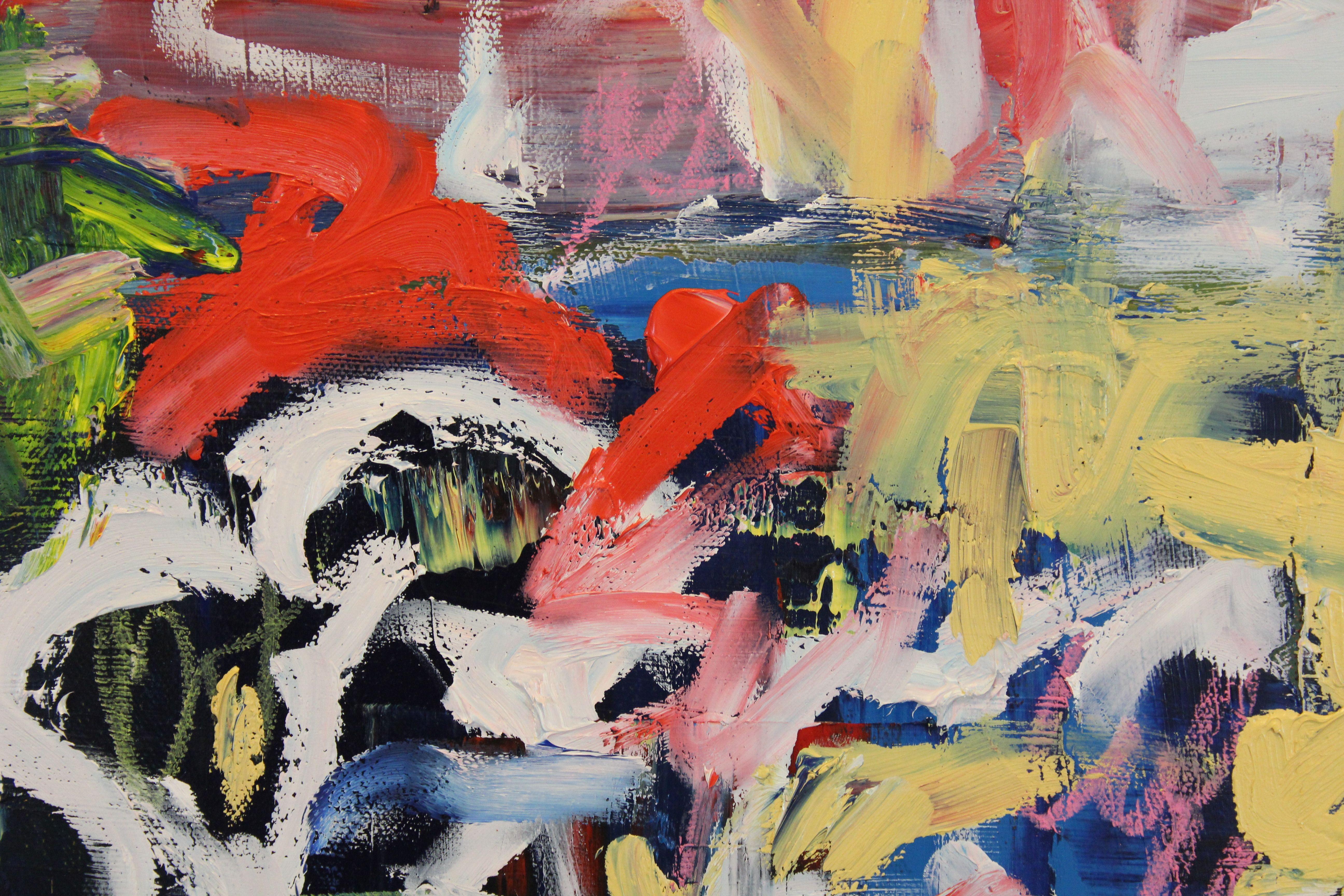 Gratitudine vol. 33, Pittura, Olio su tela - Painting Astratto di Sarah  Ernst