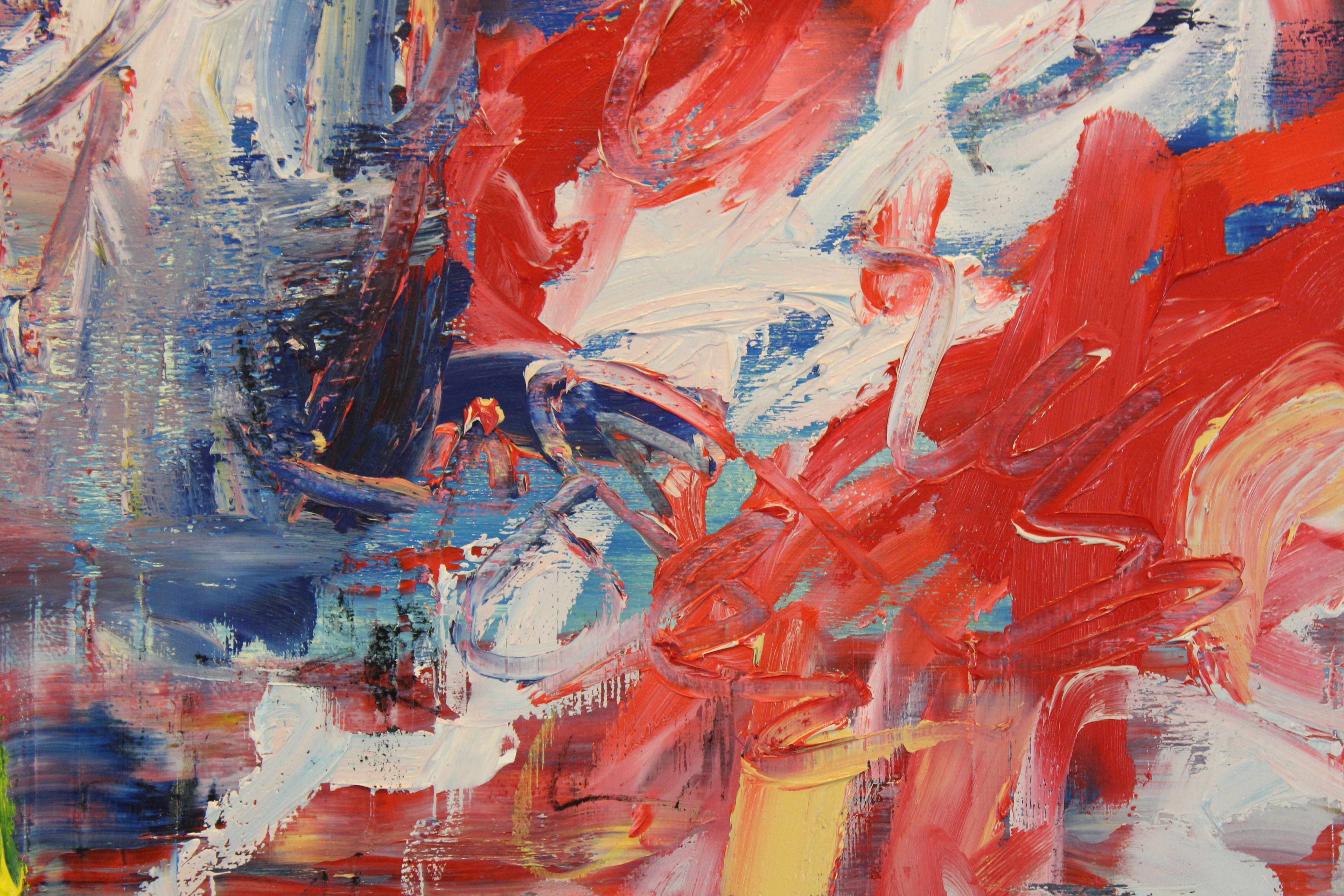 Gratitudine vol. 33, Pittura, Olio su tela - Abstract Painting Marrone di Sarah  Ernst