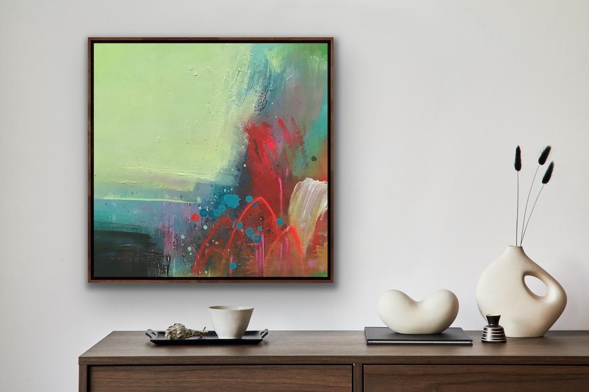 Changing for You, Sarah Foat, Contemporary abstract art for sale, original art - Painting by Sarah Foat 