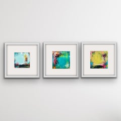 Graffiti No 43, 47 and 50 by Sarah Foat, Original graffiti art, triptych 