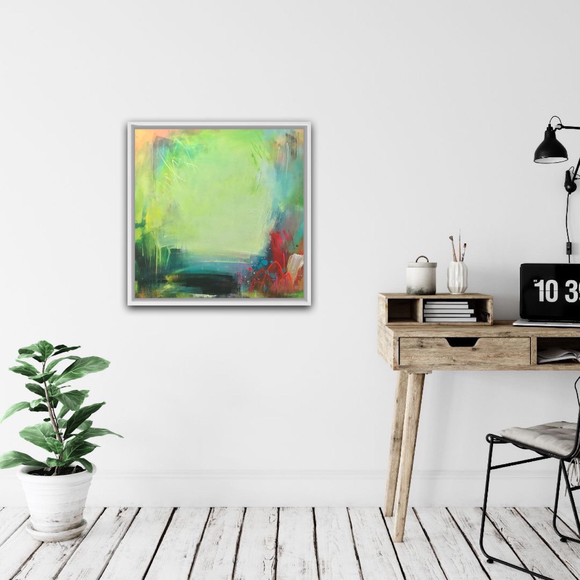 Cambiare per te, Sarah Foat, Pittura astratta originale con graffiti di strada 4