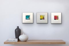 Trittico di graffiti - n. 34, 41 e 42, dipinti astratti colorati