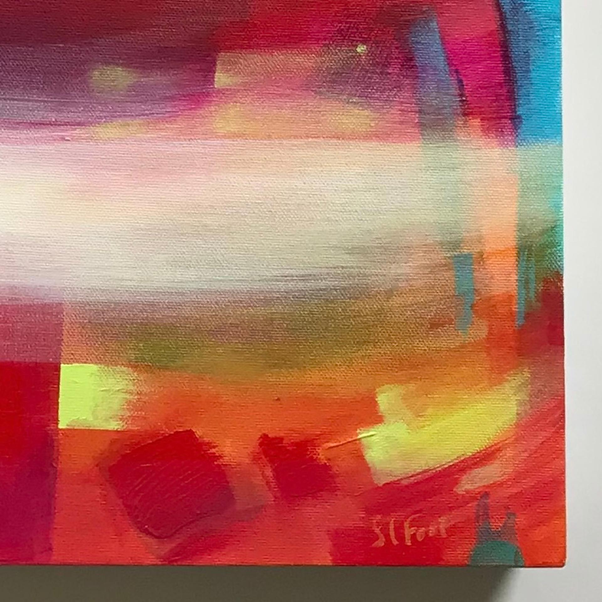 Instant Quiet Love, Sarah Foat, Original Abstract Graffiti Painting, Affordable 4