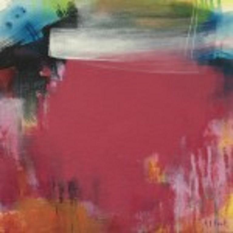 Sarah Foat, Almost Real Love, Original Abstract Painting, Affordable Art 1