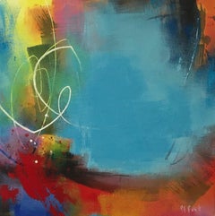 Sarah Foat, It Started With Me, Original Abstract Painting, Affordable Art