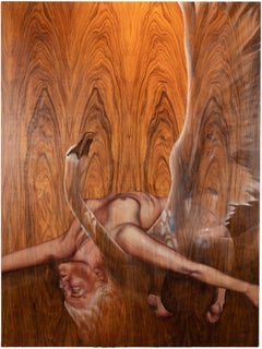 « Gulder », par Sarah Folkman, peinture à l'acrylique sur bois