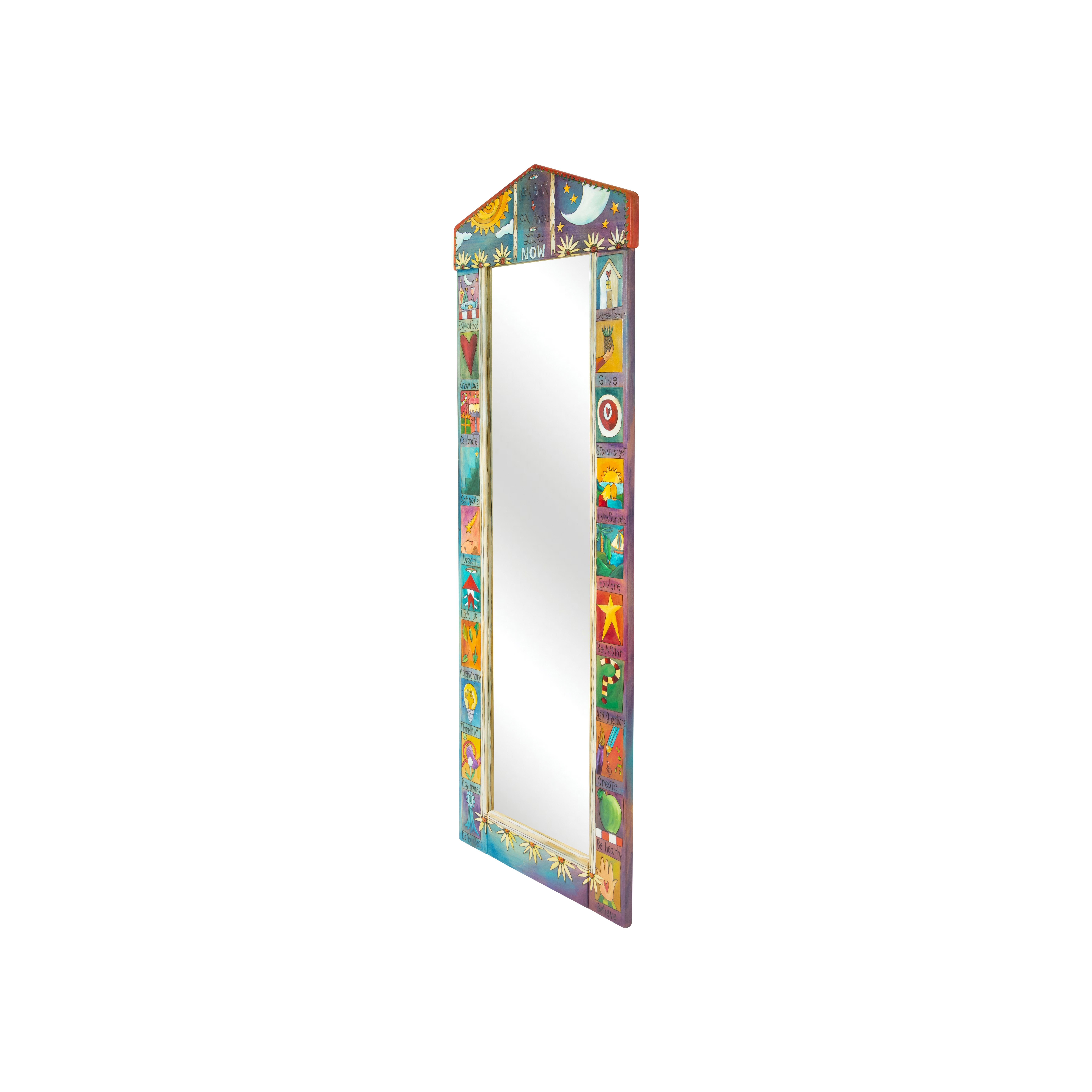 Espejo artesanal Sarah Grant Sticks en Excelente estado para la venta en Coeur d'Alene, ID