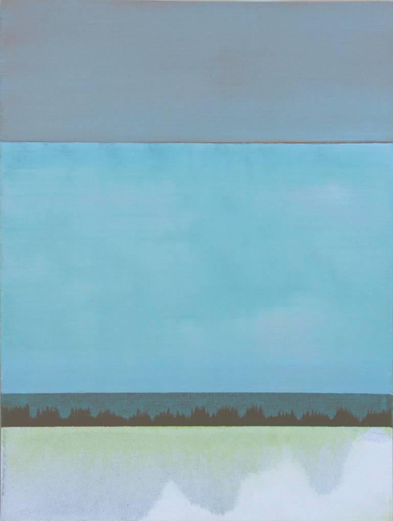 Sarah Hinckley Abstract Painting - Tomorrow Will Be Blue